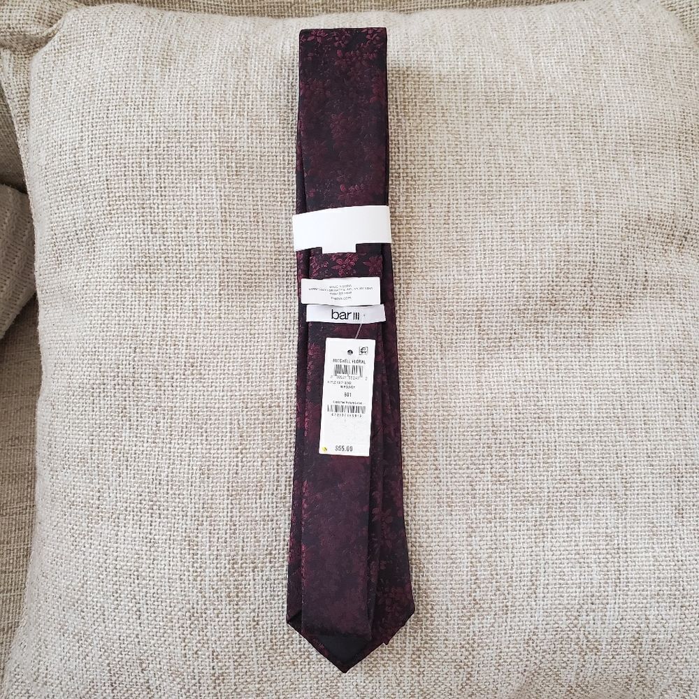 Bar III Mitchell Floral Tie - Picture 6 of 9